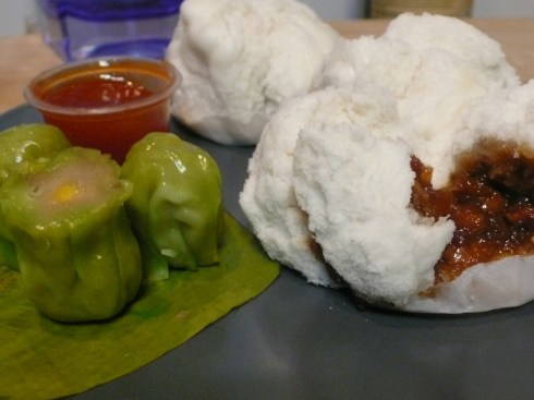 pau Sweet Corn Siew Mai and Char Siew Pau