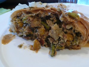 Phyllo Tart With Sauce!