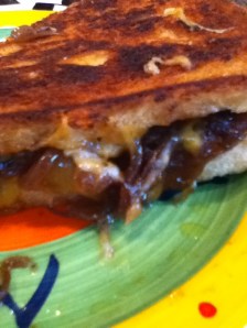 Grilled Cheese with Jammy Onions