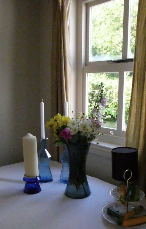 Flowers and Candles